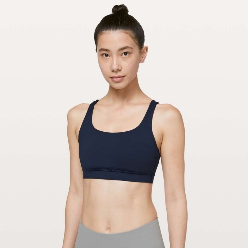 Lululemon Energy Bra Sz 6 In True Navy